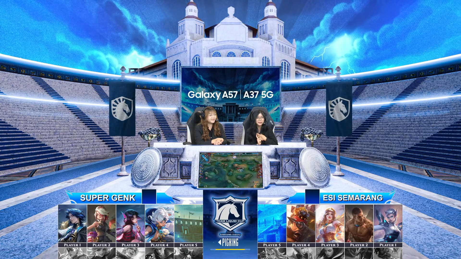 Tournament Broadcast & Draft Showcase